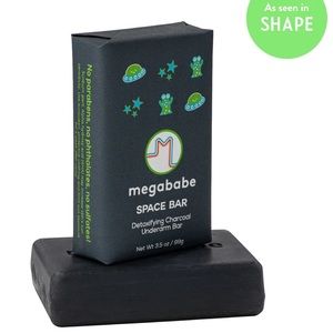 Megababe Space Bar Travel Detoxifying Charcoal Underarm Bar